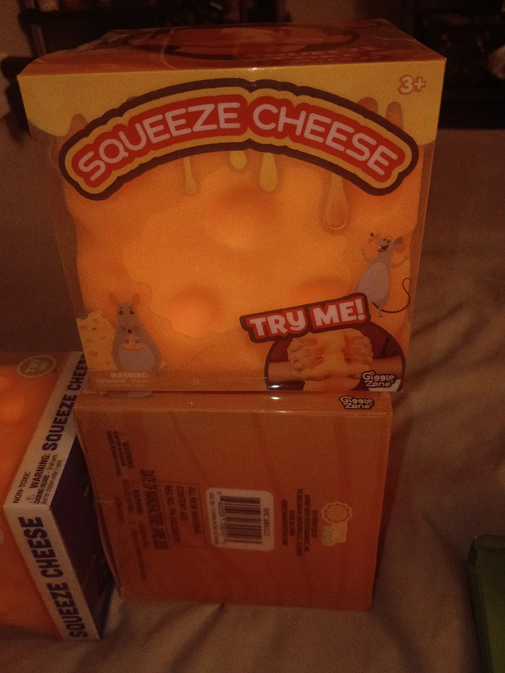 Squeeze Cheese Squishy LARGE